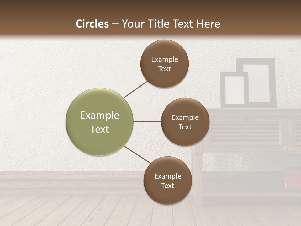 Interior Vase And Radio PowerPoint Template