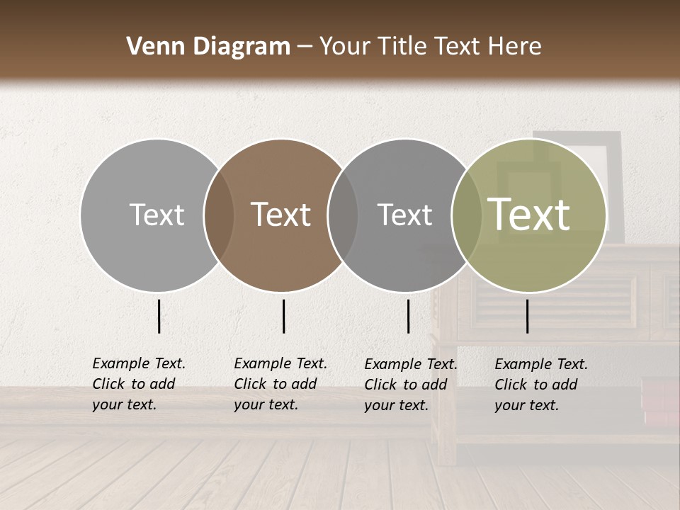 Interior Vase And Radio PowerPoint Template