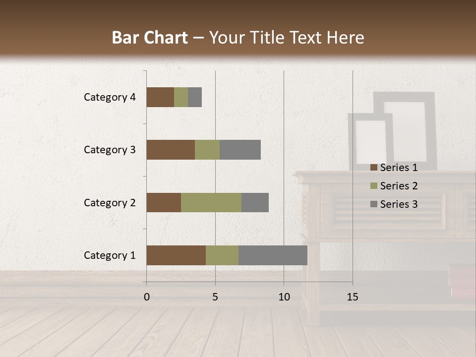 Interior Vase And Radio PowerPoint Template