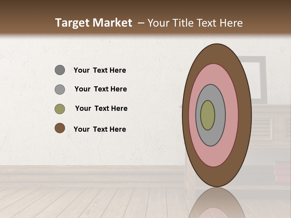 Interior Vase And Radio PowerPoint Template