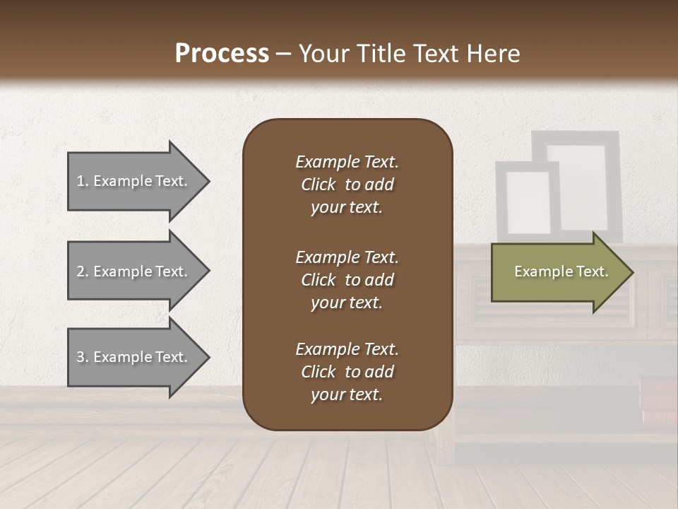 Interior Vase And Radio PowerPoint Template
