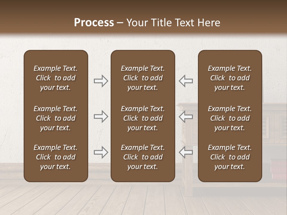 Interior Vase And Radio PowerPoint Template