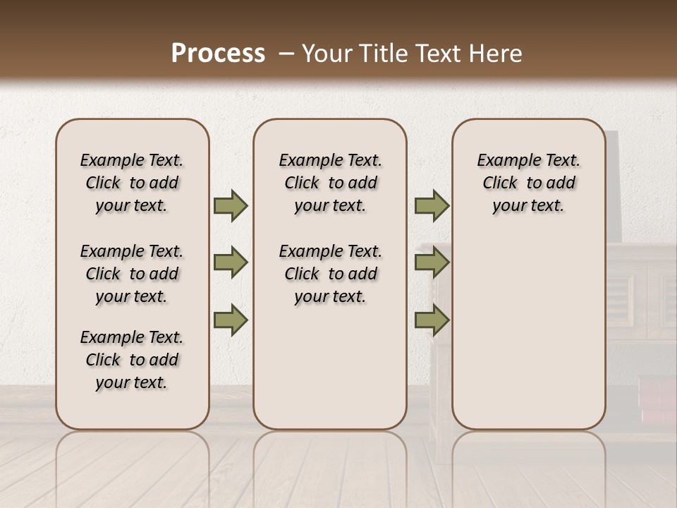 Interior Vase And Radio PowerPoint Template