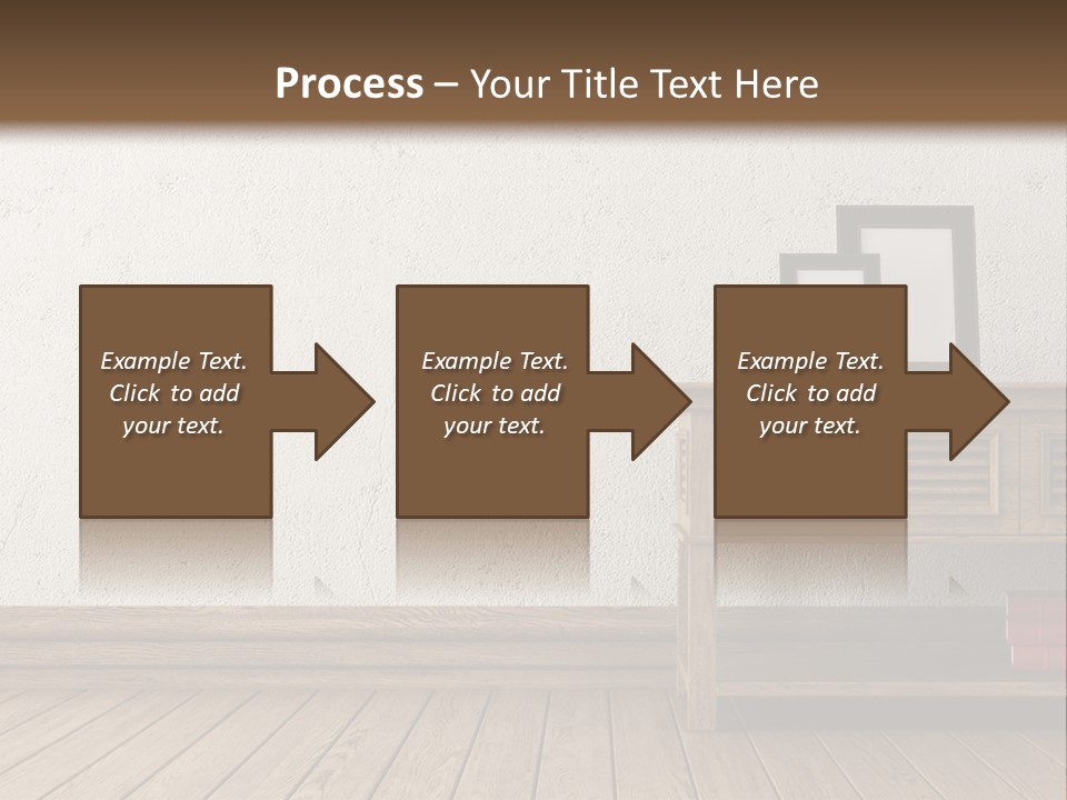 Interior Vase And Radio PowerPoint Template