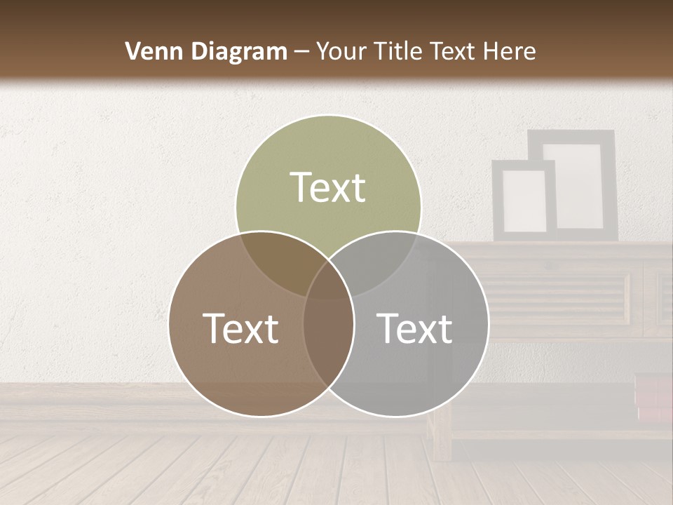 Interior Vase And Radio PowerPoint Template