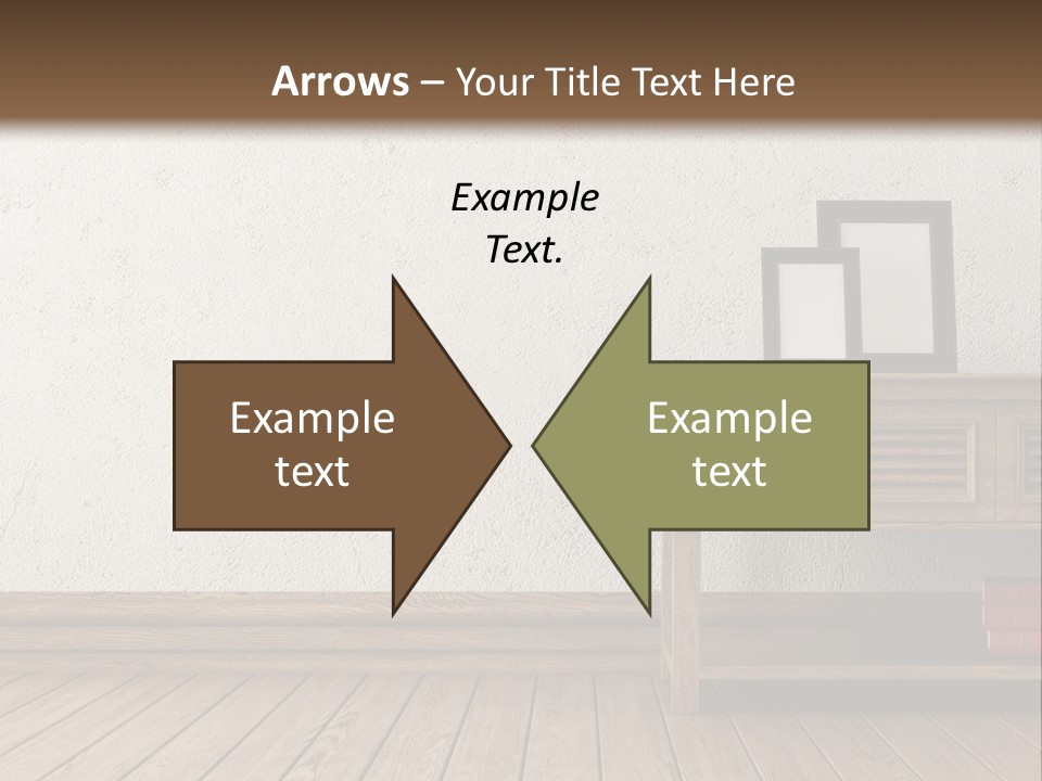Interior Vase And Radio PowerPoint Template