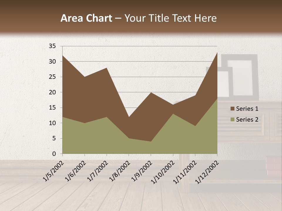 Interior Vase And Radio PowerPoint Template