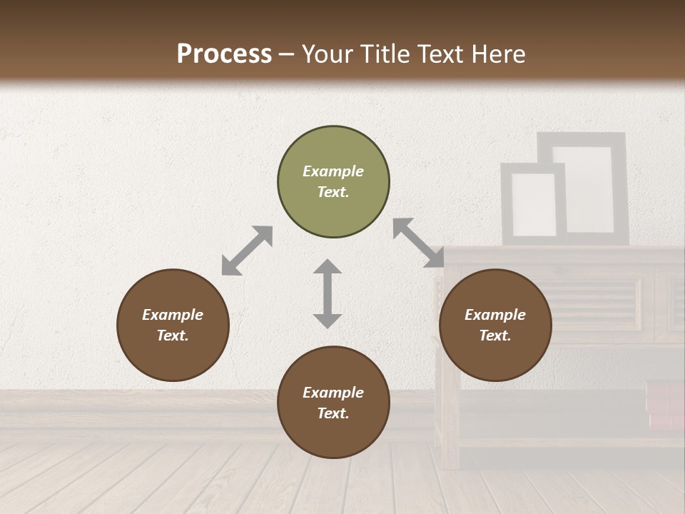 Interior Vase And Radio PowerPoint Template