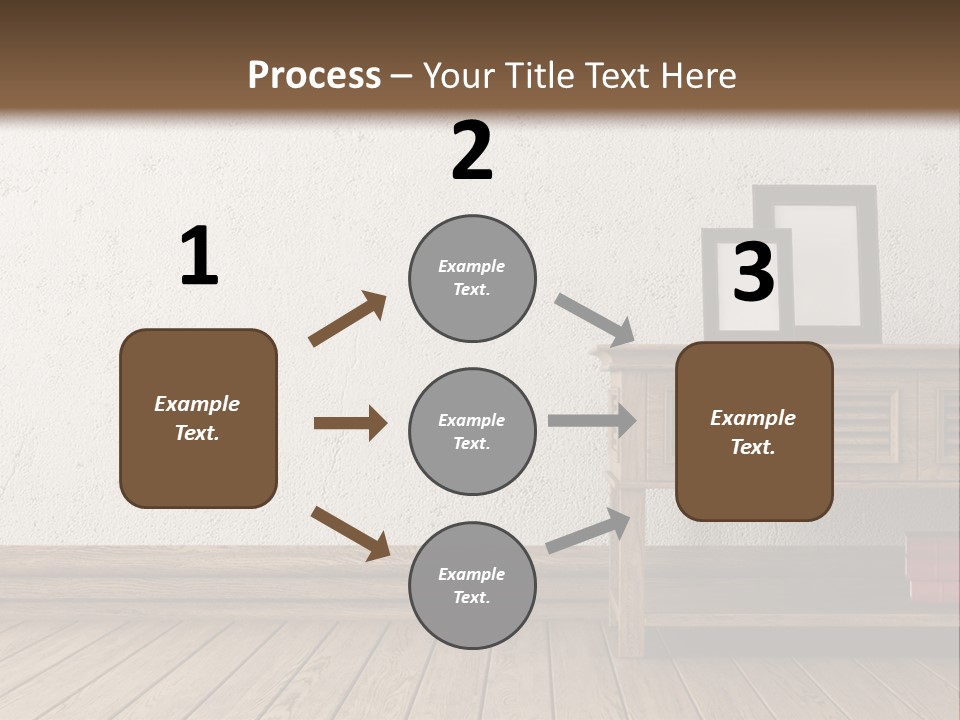 Interior Vase And Radio PowerPoint Template