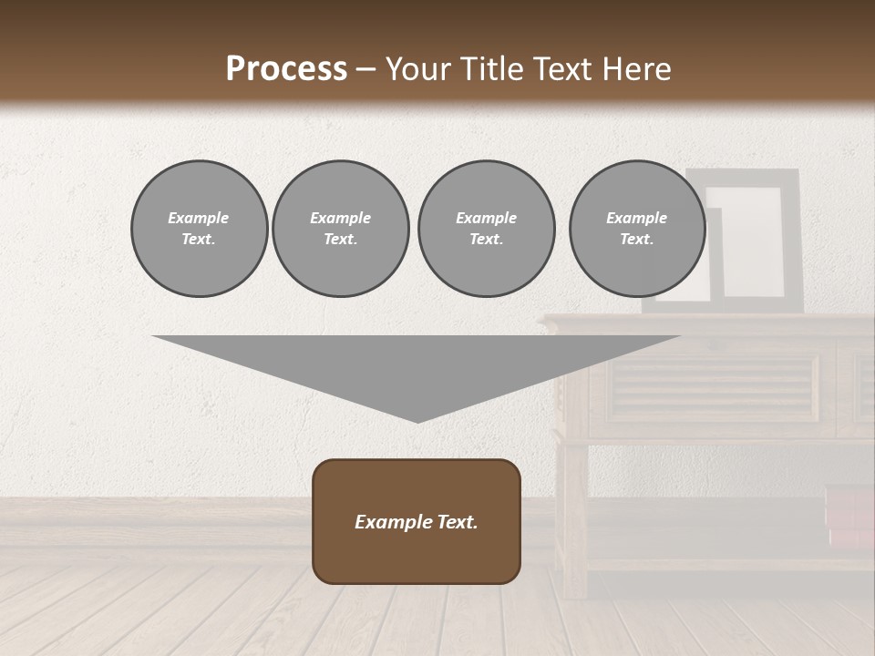 Interior Vase And Radio PowerPoint Template