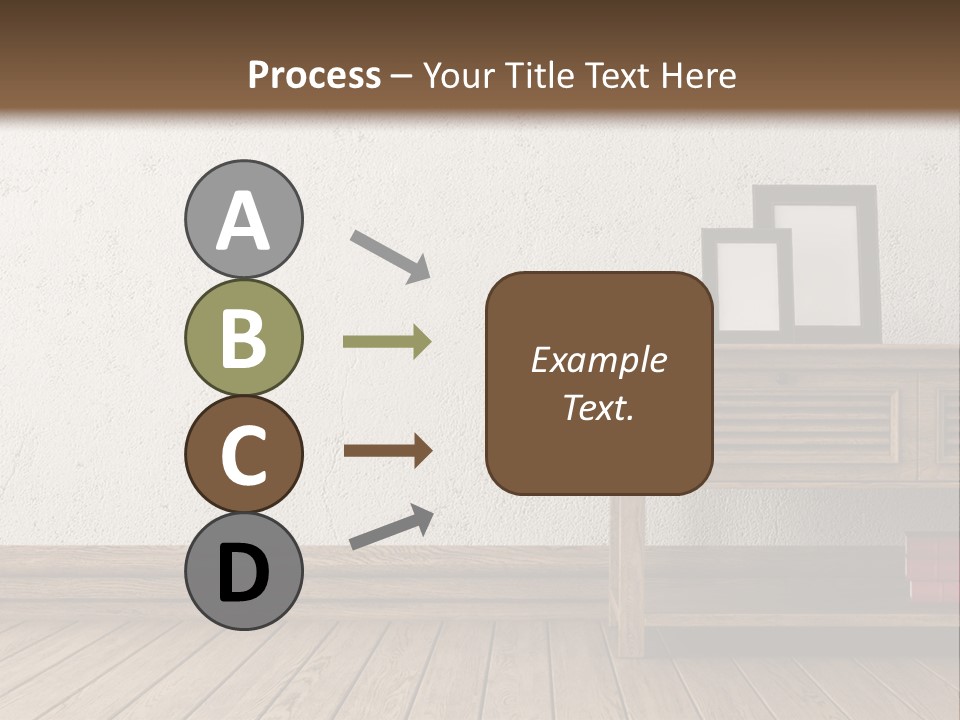 Interior Vase And Radio PowerPoint Template