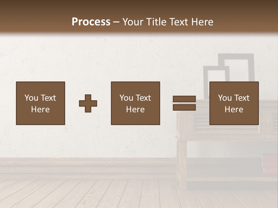 Interior Vase And Radio PowerPoint Template