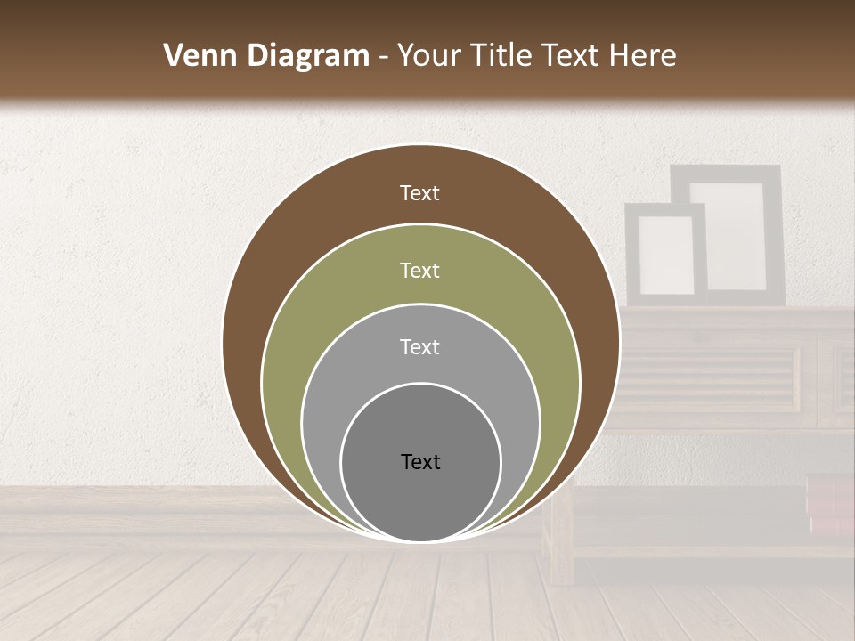 Interior Vase And Radio PowerPoint Template