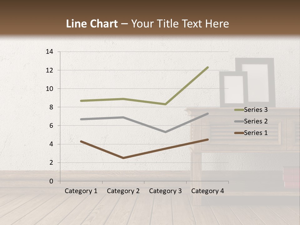 Interior Vase And Radio PowerPoint Template