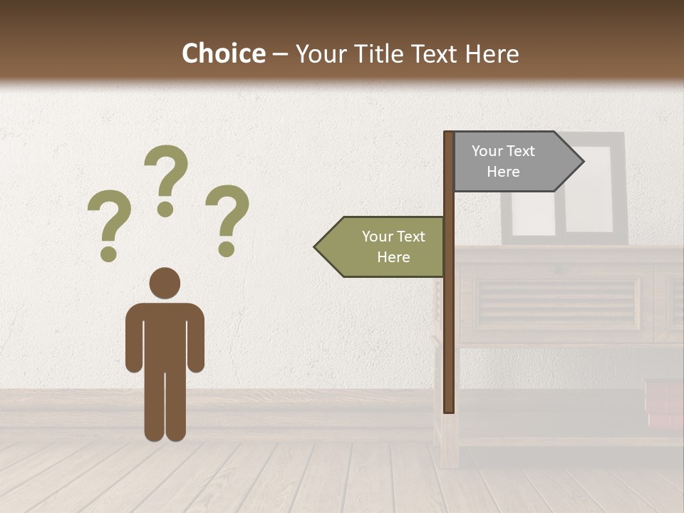 Interior Vase And Radio PowerPoint Template