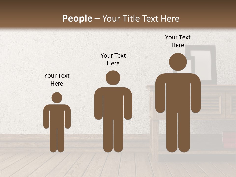 Interior Vase And Radio PowerPoint Template