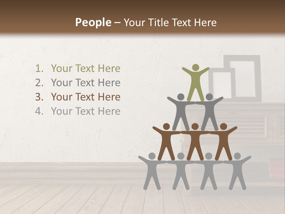 Interior Vase And Radio PowerPoint Template