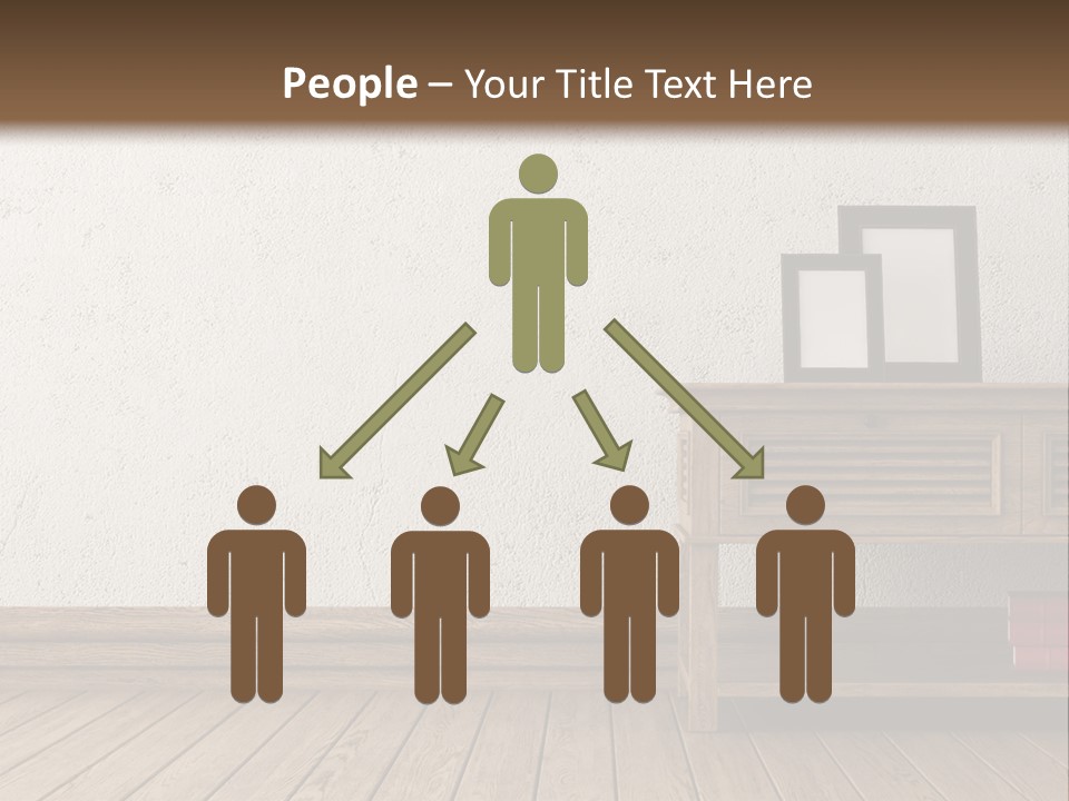 Interior Vase And Radio PowerPoint Template