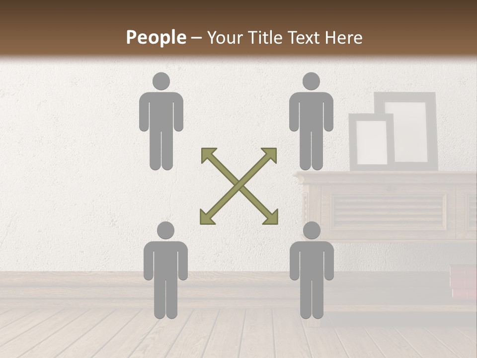 Interior Vase And Radio PowerPoint Template