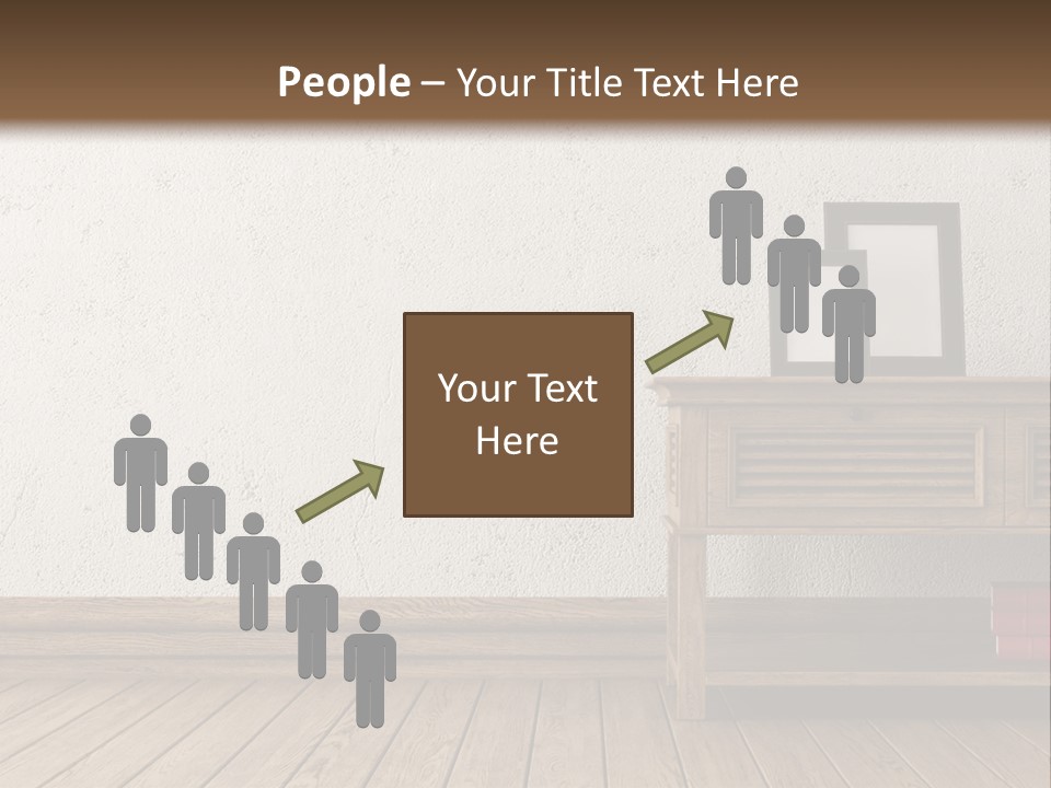 Interior Vase And Radio PowerPoint Template