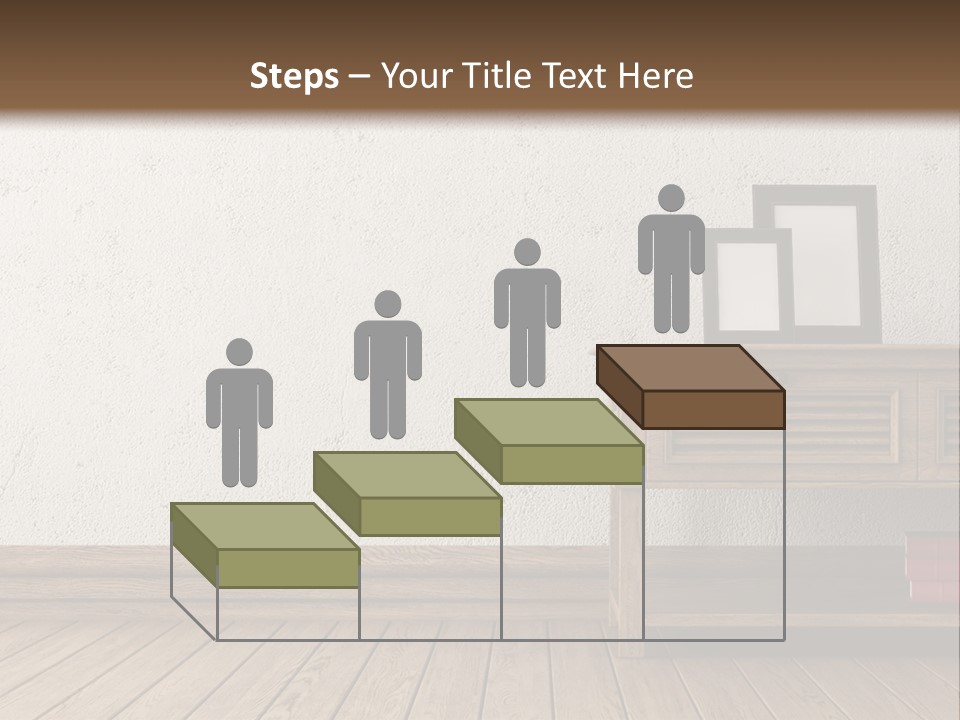 Interior Vase And Radio PowerPoint Template