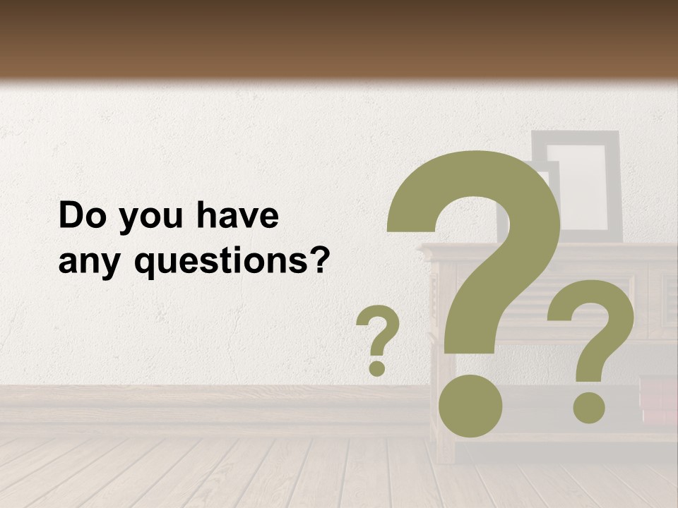 Interior Vase And Radio PowerPoint Template