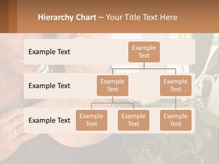 Man And Woman With Flowers PowerPoint Template