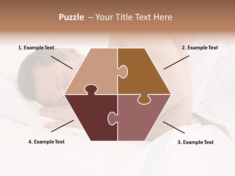 Sleeping Man PowerPoint Template