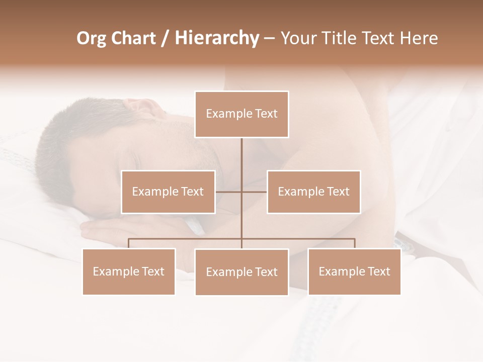 Sleeping Man PowerPoint Template