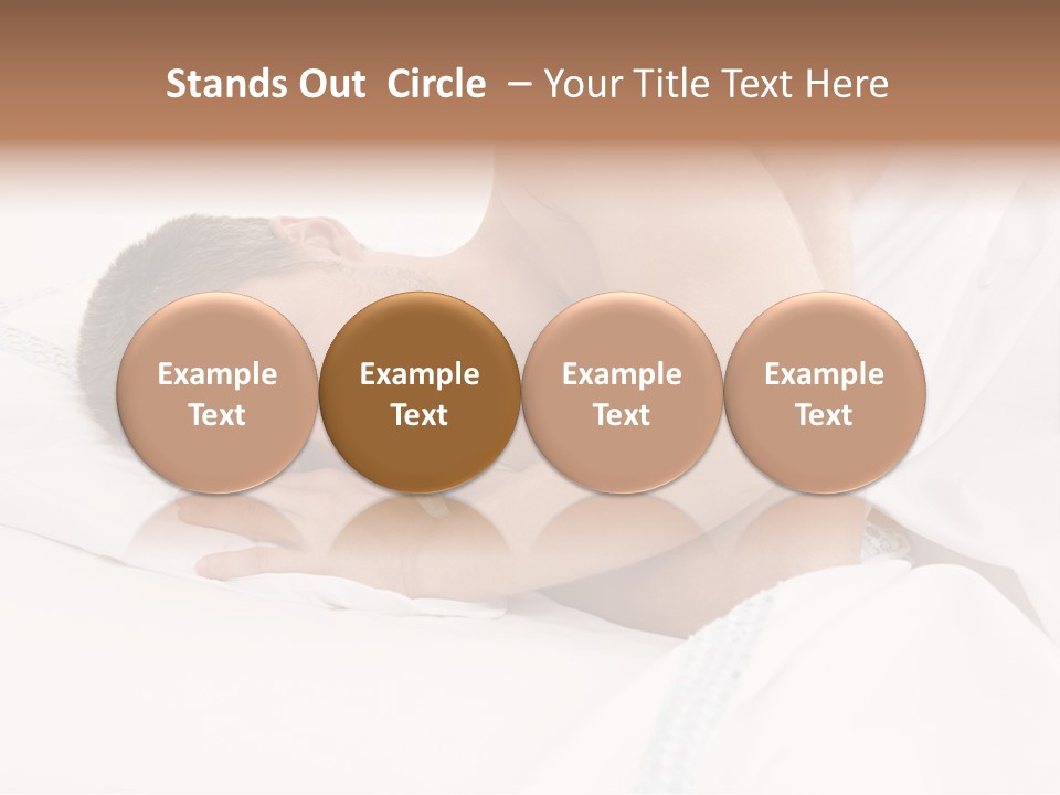 Sleeping Man PowerPoint Template