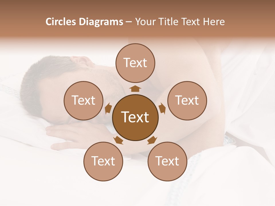 Sleeping Man PowerPoint Template