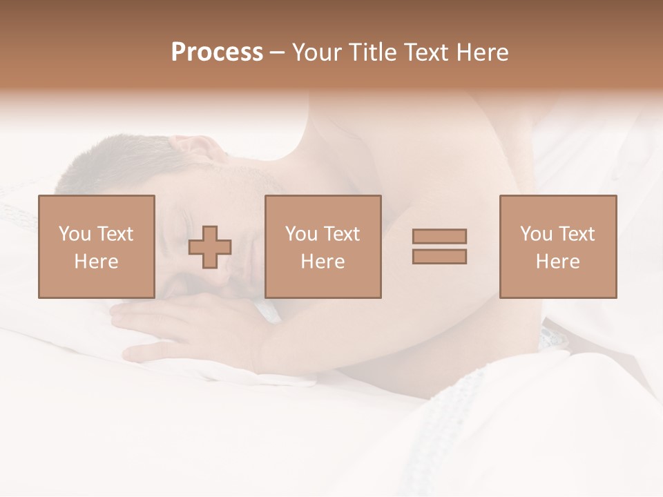 Sleeping Man PowerPoint Template