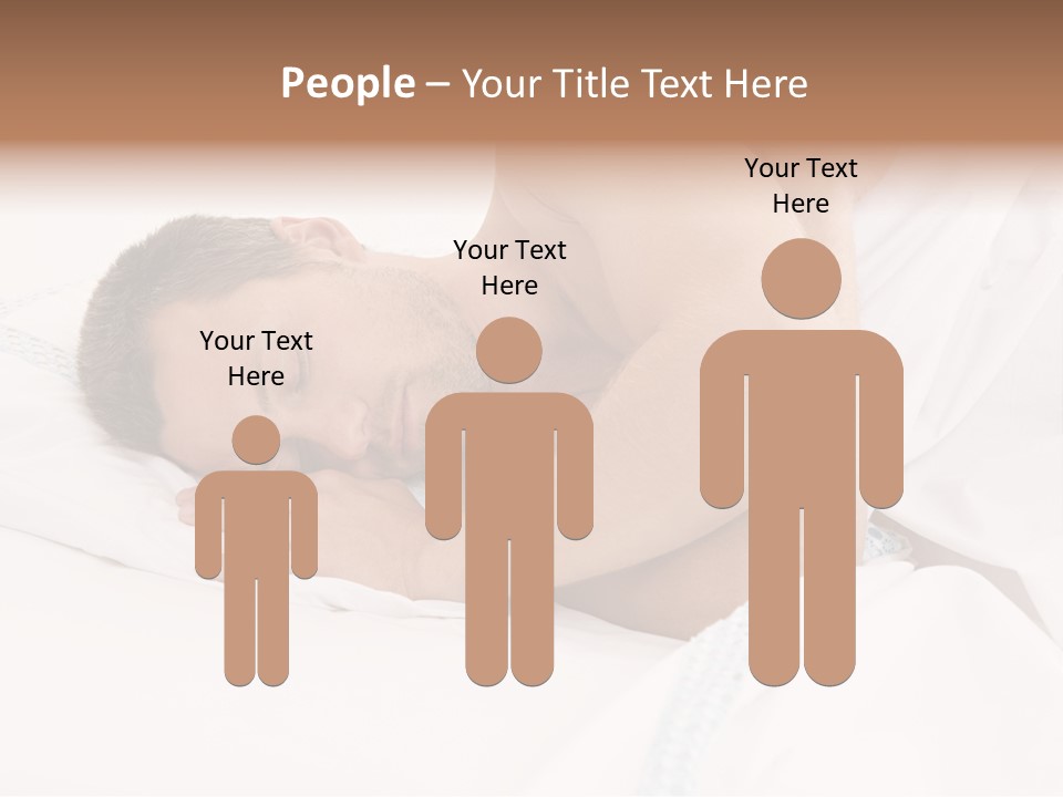 Sleeping Man PowerPoint Template