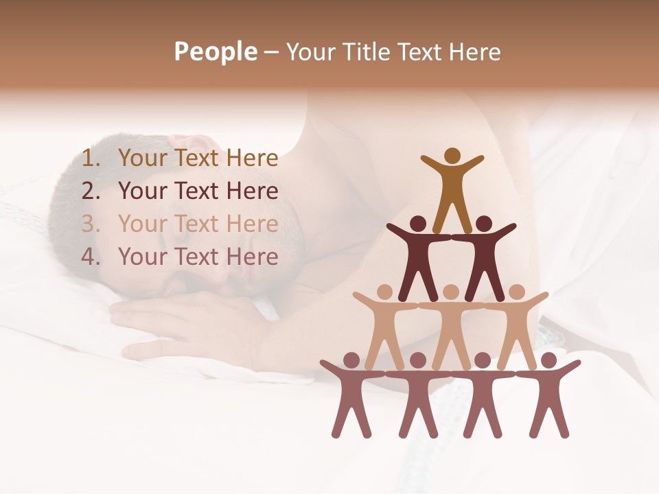 Sleeping Man PowerPoint Template