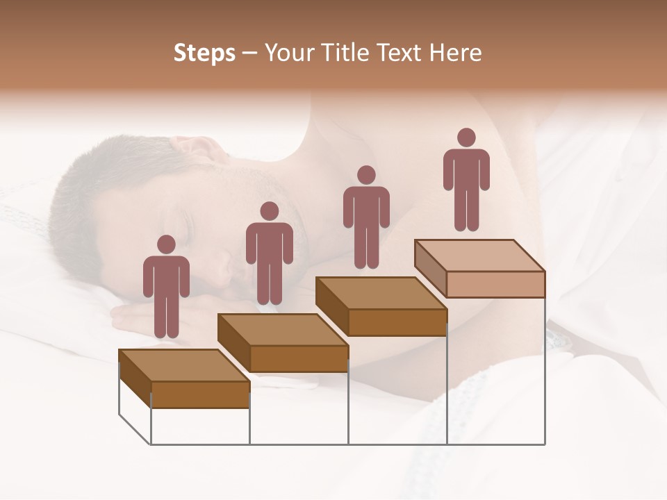 Sleeping Man PowerPoint Template