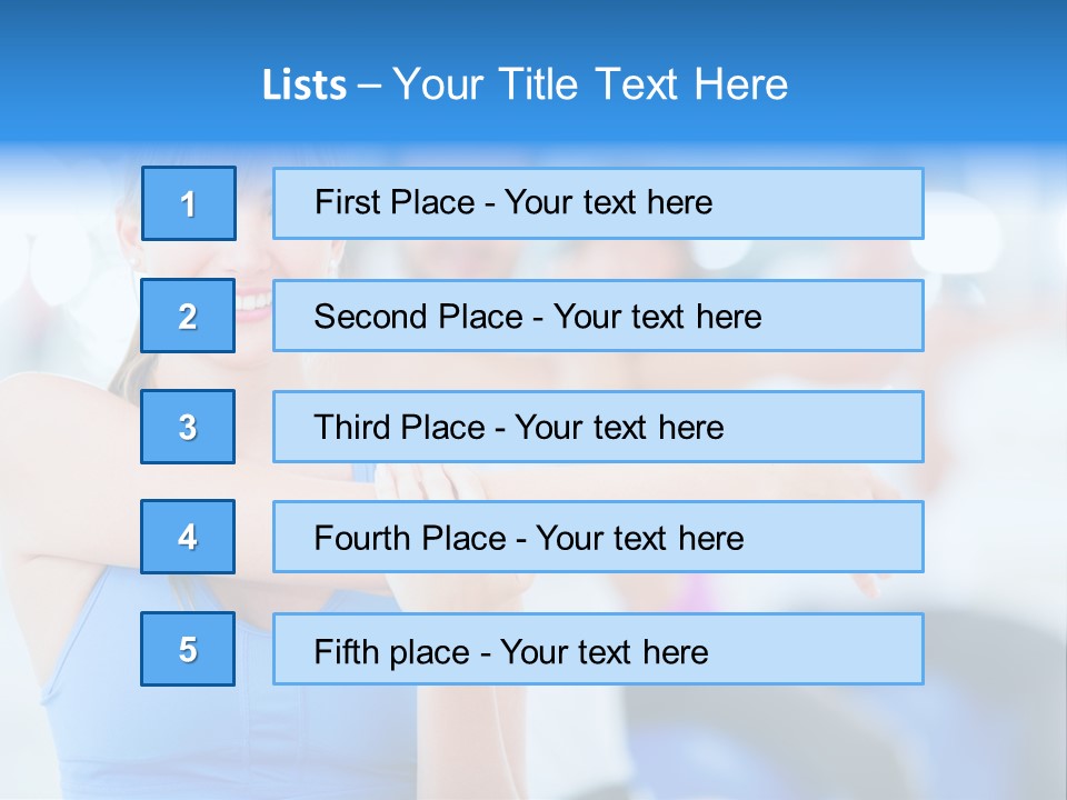 Aerobics Coach PowerPoint Template