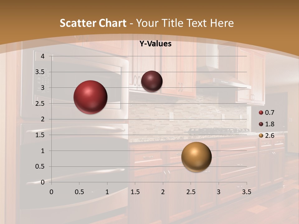 Kitchen Interior Made Of Wood PowerPoint Template