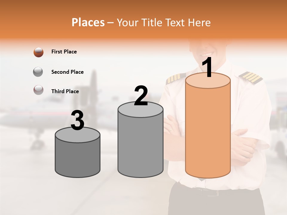 Airplane Captain PowerPoint Template