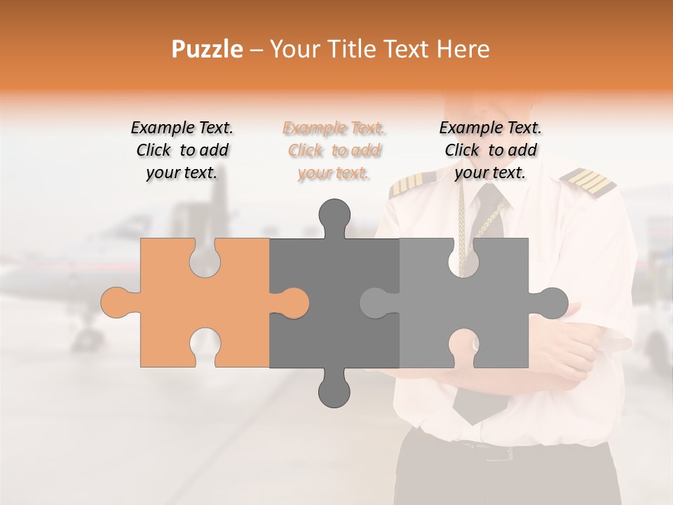 Airplane Captain PowerPoint Template