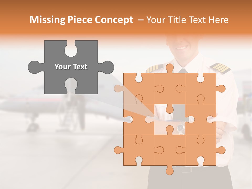 Airplane Captain PowerPoint Template