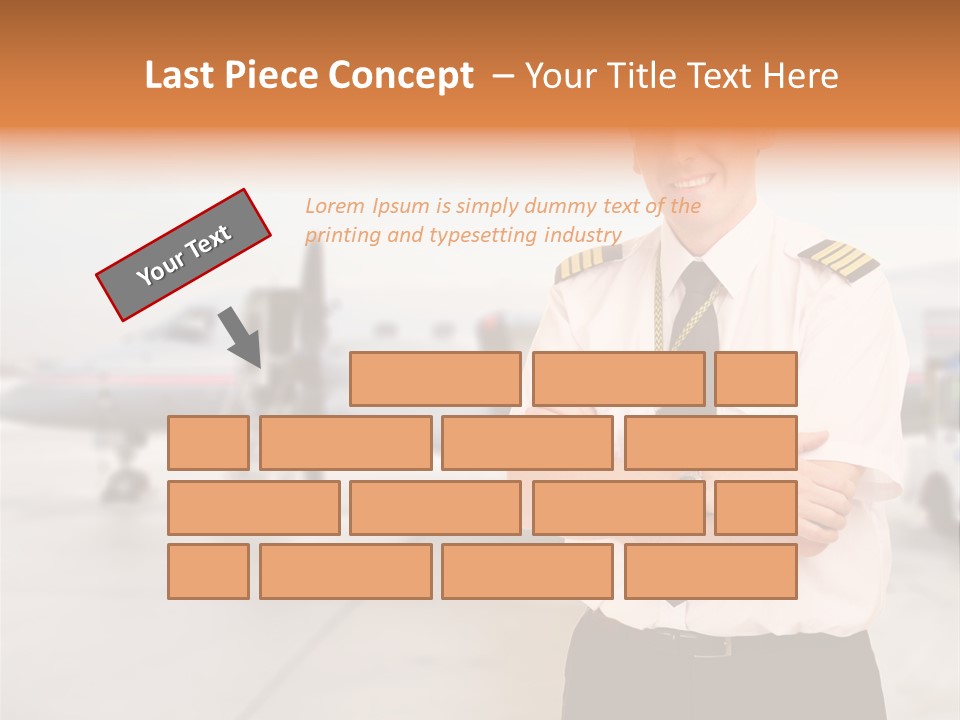 Airplane Captain PowerPoint Template