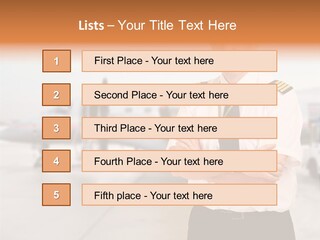 Airplane Captain PowerPoint Template