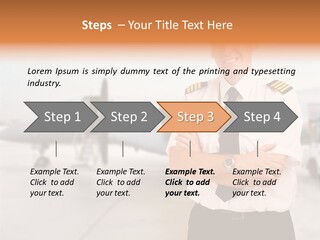 Airplane Captain PowerPoint Template