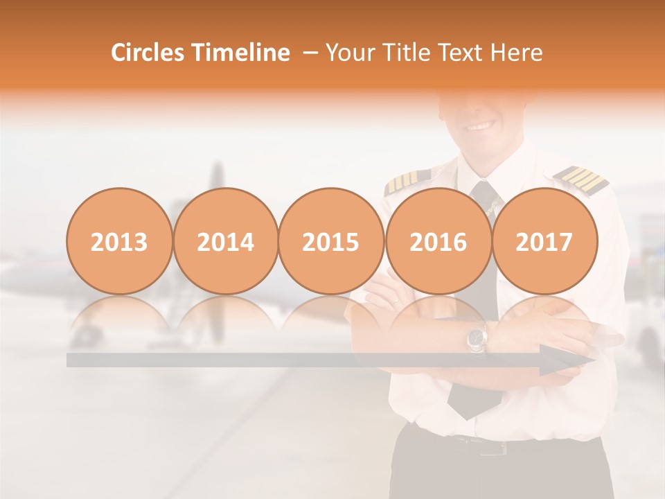 Airplane Captain PowerPoint Template