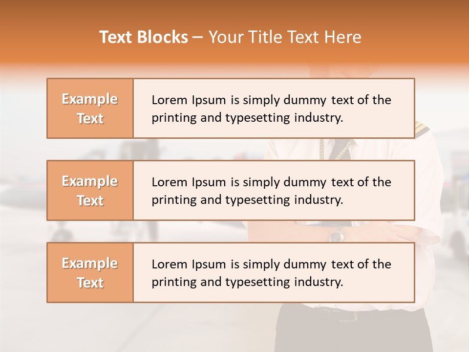 Airplane Captain PowerPoint Template