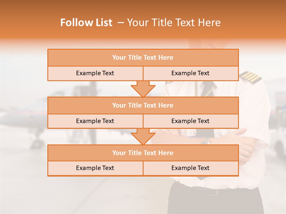 Airplane Captain PowerPoint Template