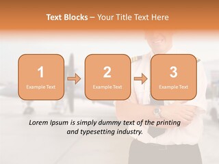 Airplane Captain PowerPoint Template