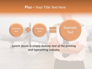 Airplane Captain PowerPoint Template
