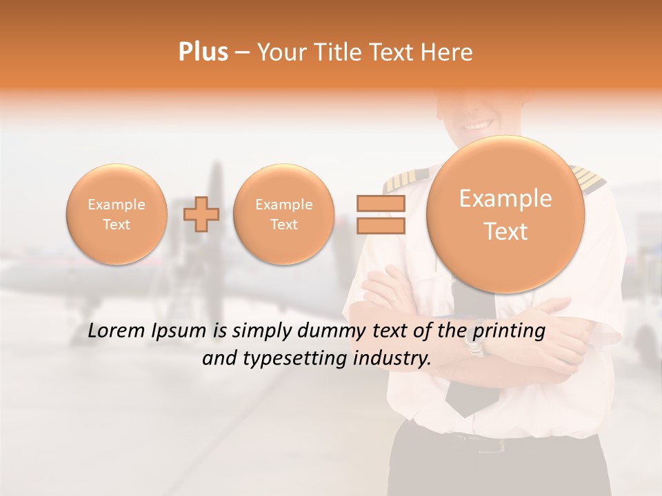 Airplane Captain PowerPoint Template