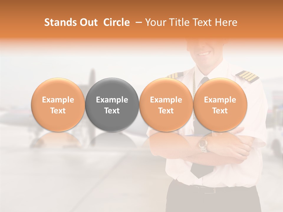 Airplane Captain PowerPoint Template